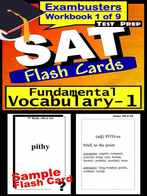 Title details for SAT Test Fundamental Vocabulary—SAT Flashcards—SAT Prep Exam Workbook 1 of 9 by SAT Exambusters - Available
